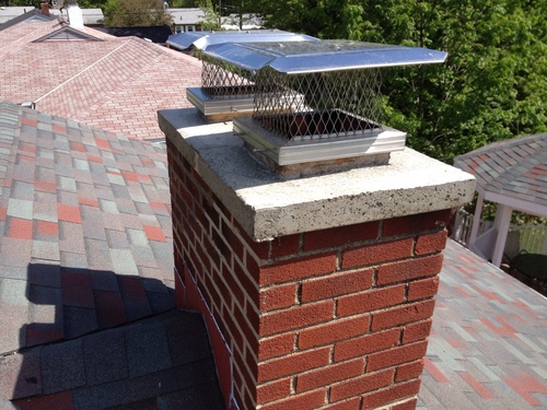 Chimney rebuild with crown forms final