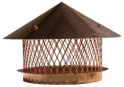 Round copper cone cap